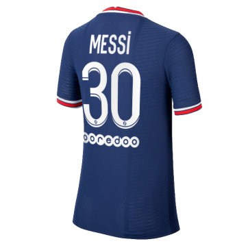 Ligue 1 PSG Soccer Jersey Home Messi #30 (Player Version) 2021/22