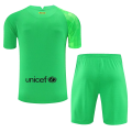 Barcelona  Soccer Jersey Goalkeeper Kit(Jersey+Shorts) Green Replica 2021/22