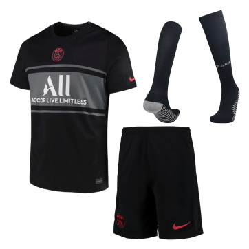 PSG Soccer Jersey  Third Away Kit(Jersey+Shorts+Socks) 2021/22