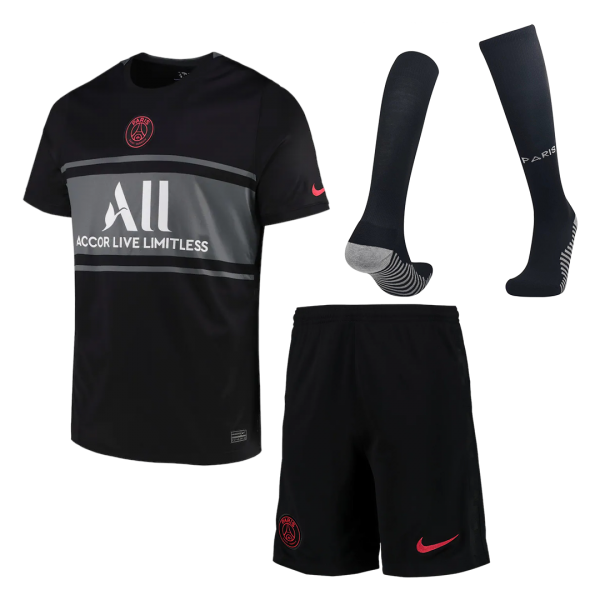 PSG Soccer Jersey  Third Away Kit(Jersey+Shorts+Socks) 2021/22