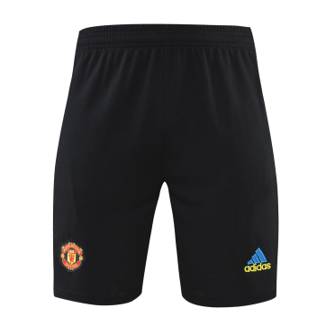 Manchester United Training Soccer Jersey Kit(Jersey+Shorts) 2021/22-Black