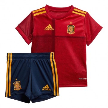 Spain Kids Soccer Jersey Home Kit (Shirt+Short) 2020