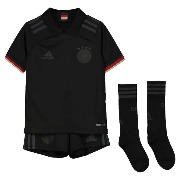 Germany Kids Soccer Jersey Away Whole Kit (Shirt+Short+Socks) 2021