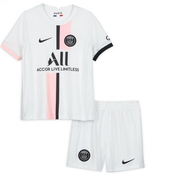 PSG Kids Soccer Jersey Away Kit (Jersey+Short) 2021/22