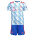 Manchester United Kids Soccer Jersey Away Kit(Jersey+Short) Replica 2021/22