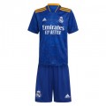 Real Madrid Kids Soccer Jersey Away Kit(Jersey+Short) Replica 2021/22