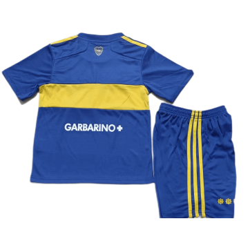 Boca Juniors Kids Soccer Jersey Home Kit(Jersey+Short) Replica 2021/22