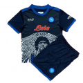 Kids Napoli Soccer Jersey Maradona Ltd Edition Kit(Jersey+Shorts) 2021/22