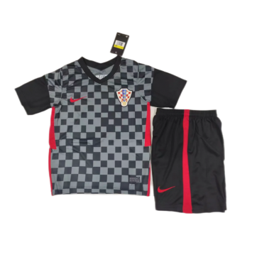 Croatia Kids Soccer Jersey Away Kit (Jersey+Short) 2020