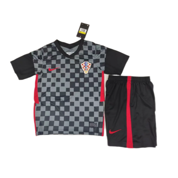 Croatia Kids Soccer Jersey Away Kit (Jersey+Short) 2020