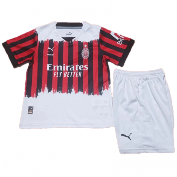 Kid's AC Milan Soccer Jersey Fourth Away Kit(Jersey+Shorts) 2021/22