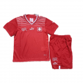 Switzerland Kids Soccer Jersey Home Kit(Jersey+Shorts) 2022