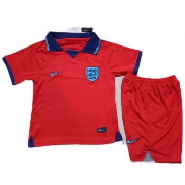 England Kids Jersey Away Kit(Jersey+Shorts) Replica World Cup 2022