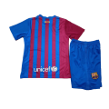 Barcelona Kids Soccer Jersey Home Kit (Shirt+Short) 2021/22