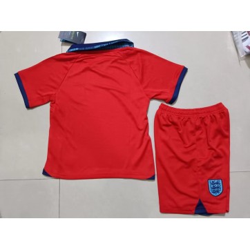 England Kids Jersey Away Kit(Jersey+Shorts) Replica World Cup 2022