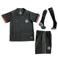 Germany Kids Soccer Jersey Away Whole Kit (Shirt+Short+Socks) 2021