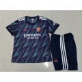 Arsenal Kids Soccer Jersey Third Away Kit(Jersey+Short) 2021/22