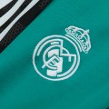 Kids Real Madrid Zipper Sweatshirt Kit(Top+Pants) Green 2021/22