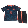 Chelsea Kids Soccer Jersey Third Away Kit (Jersey+Short) Replica 2021/22