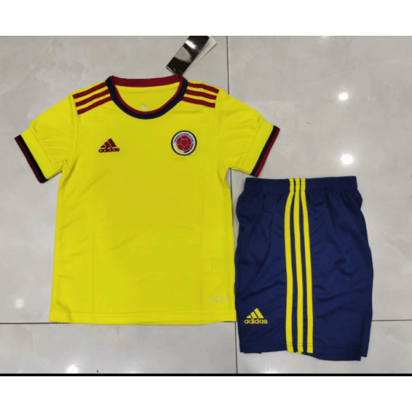 Colombia Kids Soccer Jersey Home Kit (Jersey+Short) 2020