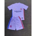 Barcelona Kids Soccer Jersey Away Kit (Jersey+Short) Replica 2021/22