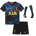 Tottenham Hotspur Kid's Soccer Jersey Away Whole Kit(Jersey+Short+Socks) Replica 2021/22