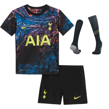 Tottenham Hotspur Kid's Soccer Jersey Away Whole Kit(Jersey+Short+Socks) Replica 2021/22