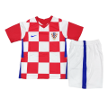 Croatia Kids Soccer Jersey Home Kit (Shirt+Short) 2021