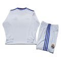 Real Madrid Kids Soccer Jersey Long sleeve Home Kit(Jersey+Short) Replica 2021/22