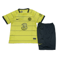 Chelsea Kids Soccer Jersey Away Kit(Jersey+Short) Replica 2021/22