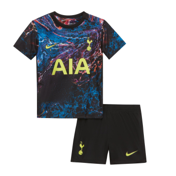 Tottenham Hotspur Kid's Soccer Jersey Away Kit(Jersey+Short) Replica 2021/22