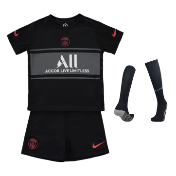 Kid's PSG Soccer Jersey Third Away Kit(Jersey+Shorts+Socks) 2021/22