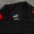 Kids AC Milan Zipper Sweatshirt Kit(Top+Pants) Black 2021/22