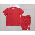 Switzerland Kids Soccer Jersey Home Kit(Jersey+Shorts) 2022