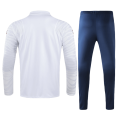 Kids PSG Zipper Sweat Kit(Top+Pants) White 2021/22