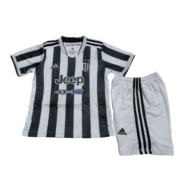 Juventus Kids Soccer Jersey Home Kit (Jersey+Short) 2021/22