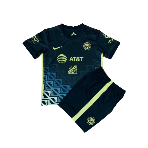 Club America Kid's Soccer Jersey Away Kit (Jersey+Short) 2021/22