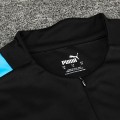 Kid's Marseille Zipper Sweatshirt Kit(Top+Pants) Black 2021/22