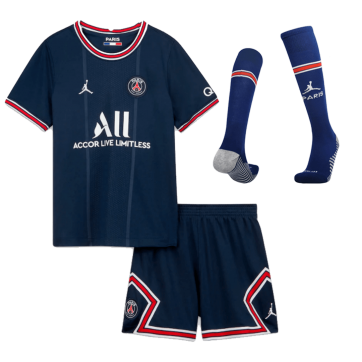 PSG Kids Soccer Jersey Home Kit(Jersey+Short+Socks) 2021/22