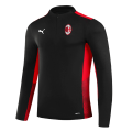 Kids AC Milan Zipper Sweatshirt Kit(Top+Pants) Black 2021/22