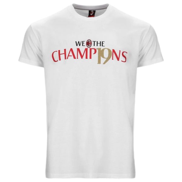 AC Milan We The CHAMP19NS T-Shirt Replica 2021/22 - White