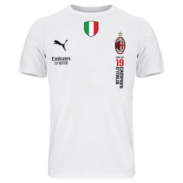 AC Milan CAMPIONI D'ITALIA Celebrative T-Shirt 2021/22 - White