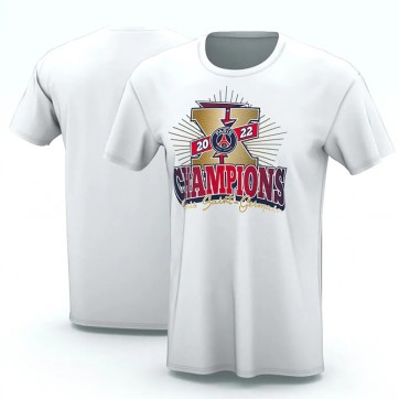 PSG Champions T-Shirt 10th Title - White 2021/22