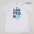 Real Madrid Campeón 35 T-Shirt White Replica 2021/22