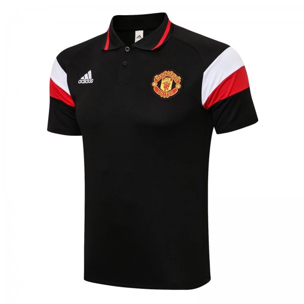 Manchester United Core Polo Shirt Black 2021/22