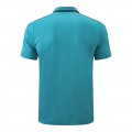 Real Madrid Core Polo Shirt Cyan 2021/22