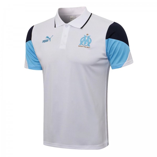 Marseille Core Polo Shirt White 2021/22