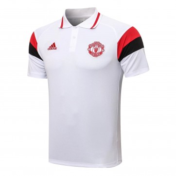 Manchester United Core Polo Shirt White 2021/22