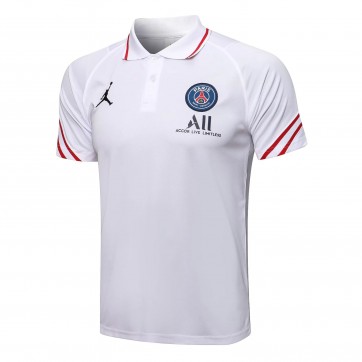 PSG Core Polo Shirt White 2021/22