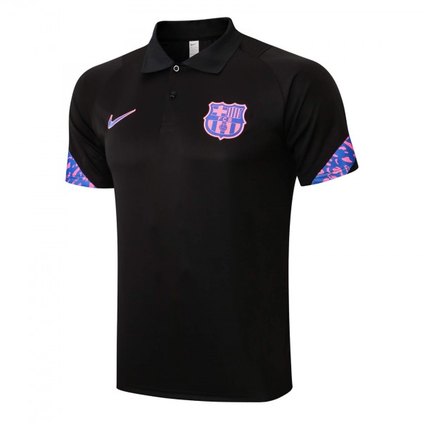 Barcelona Core Polo Shirt Black 2021/22